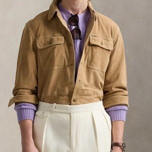 Ralph Lauren Suede Shirt Jacket XL